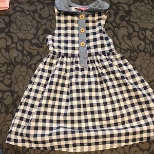 Penelope Mack Navy and White Checkered Dress